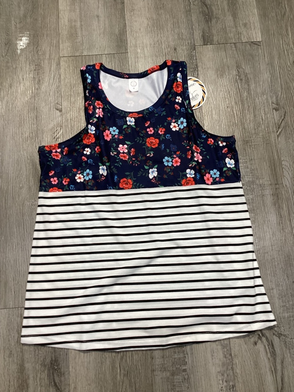 Sunshine & Rideos Striped Tank